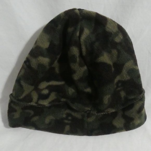 Fleece Camouflage / Camo Hat | s-m, small - medium | 100% polyester | NWOT - Picture 6 of 9